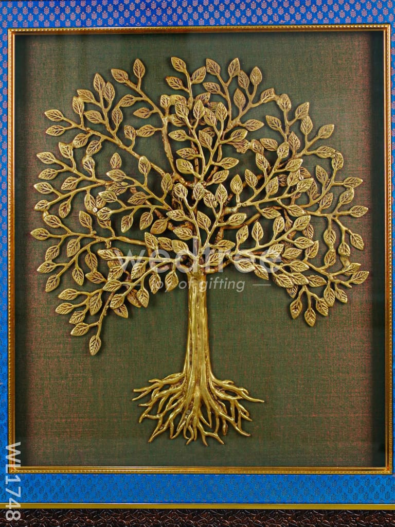 Frame: Brass Kalpavriksha Tree with Roots 24x24 - WL1748