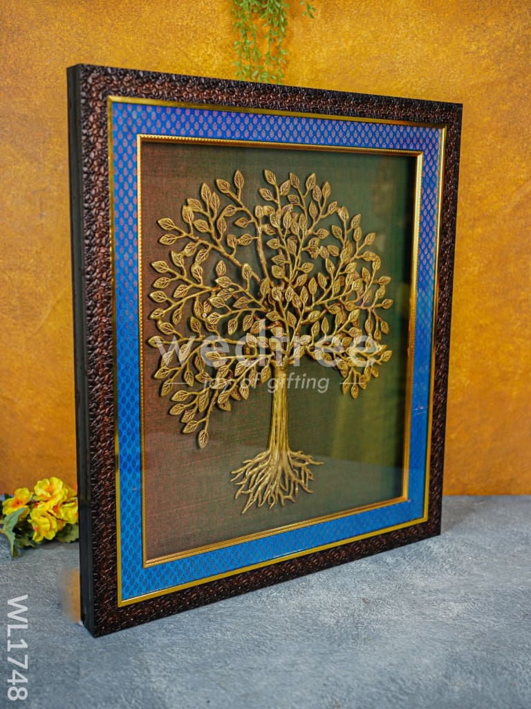 Frame: Brass Kalpavriksha Tree with Roots 24x24 - WL1748