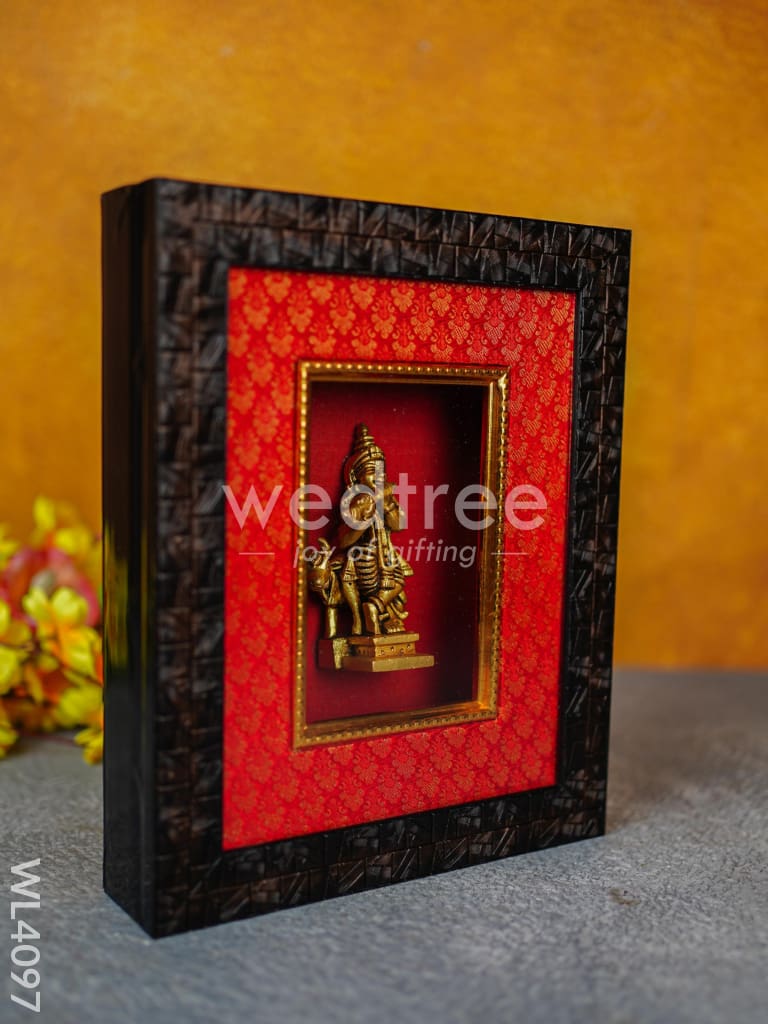 Frame: Brass Krishna with Cow - WL4097