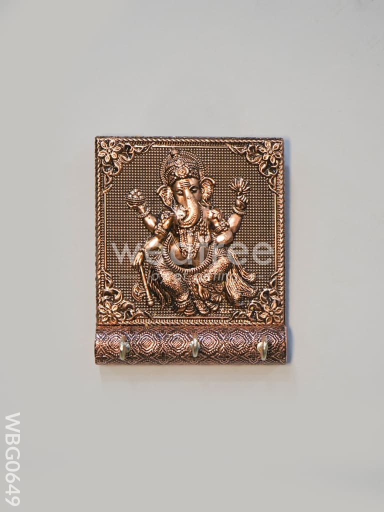 Ganesh Copper Oxidised Keystand (4X5) - WBG0649