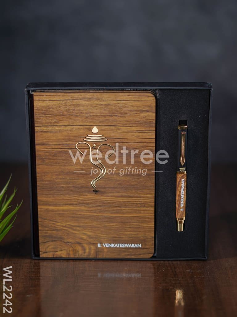 Ganesha Diary & Pen Gift set - WL2242