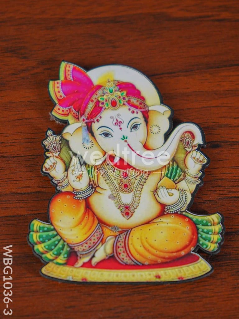 Ganesha Fridge Magnet - WBG1036-3
