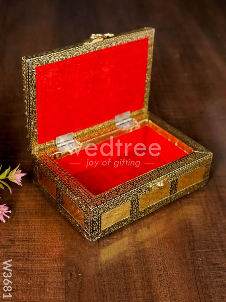 German Oxidised Jewel Box 6 X 4 inch - W3681