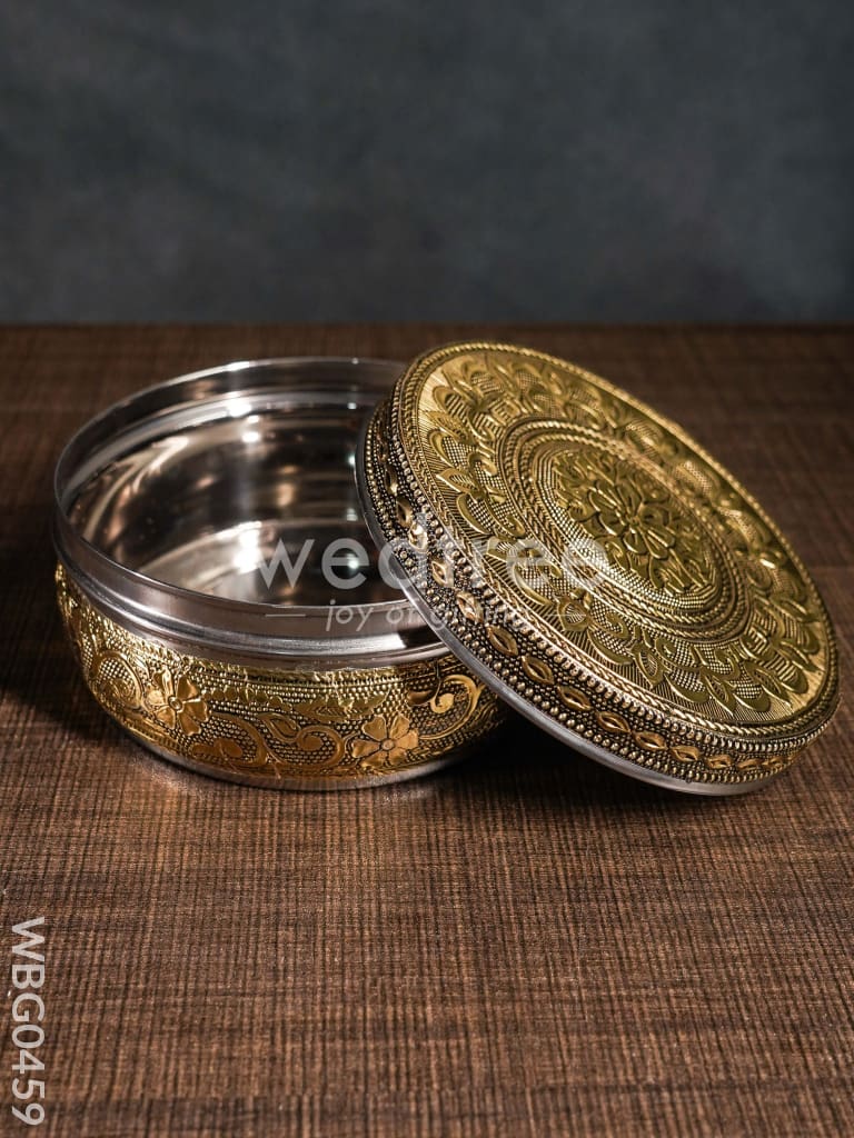 German Oxidised Poori Box - WBG0459