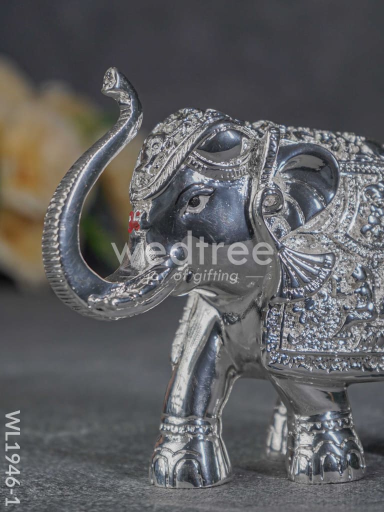 German Silver 4.5" Elephant - WL1946