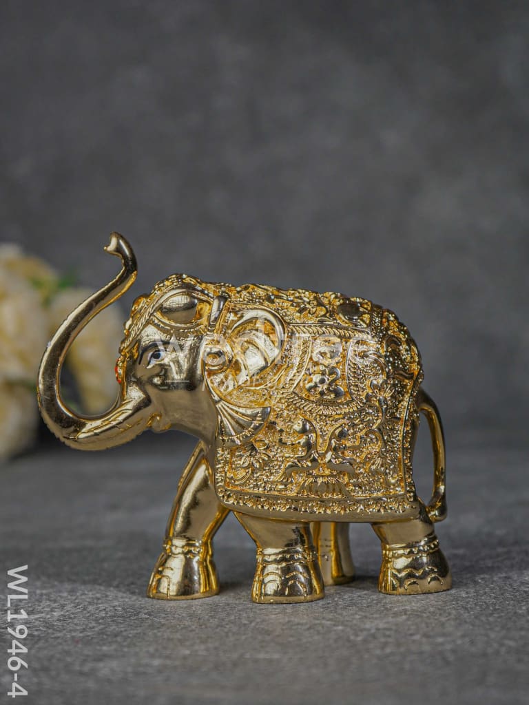 German Silver 4.5" Elephant - WL1946