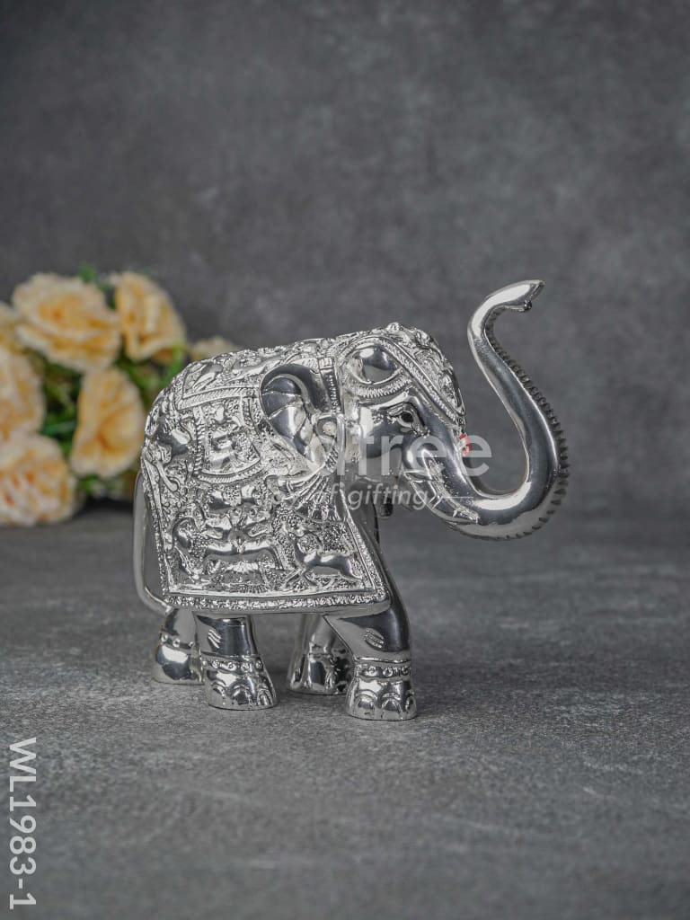 German Silver 6.5 Inches Elephant - WL1983