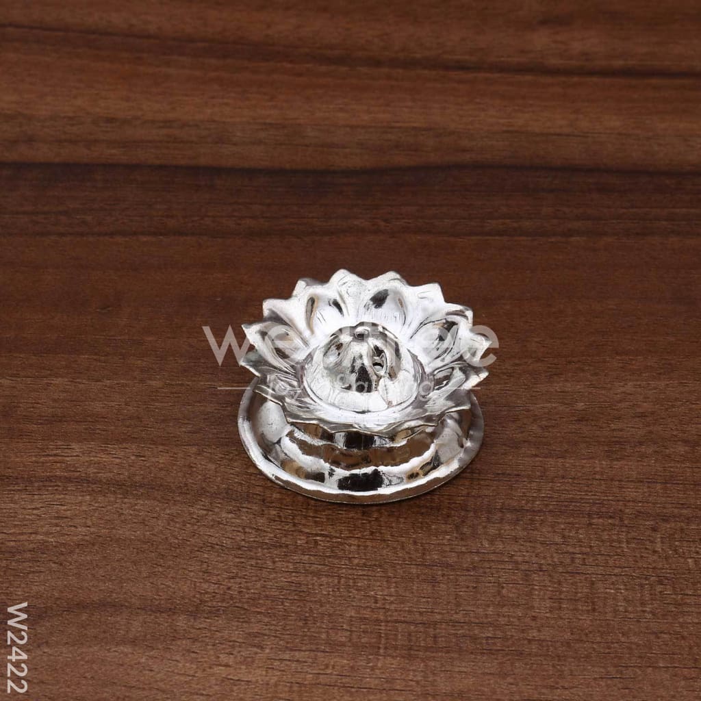 German silver agarbathi stand - W2422