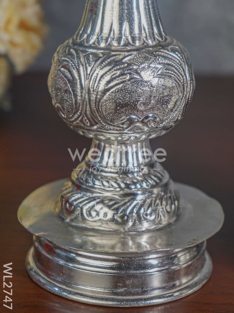 German Silver Annapakshi 5 Face Kuthu Vilaku - Set of 2 - WL2747