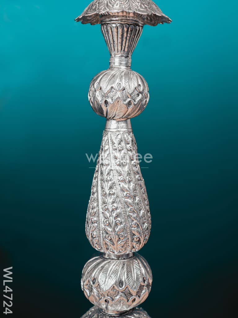 German Silver Annapakshi Kuthu Vilaku - 27 inch- Set of 2 - WL4724