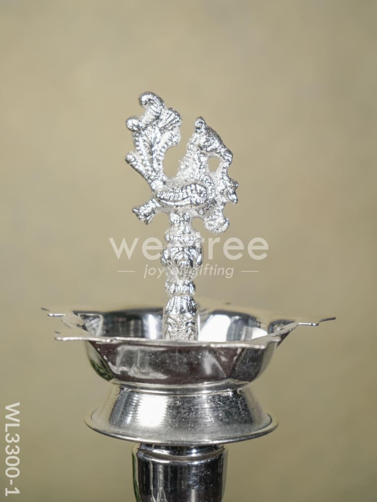 German Silver Annapakshi Kuthu Vilaku - Set of - 18 inches - WL3300-1