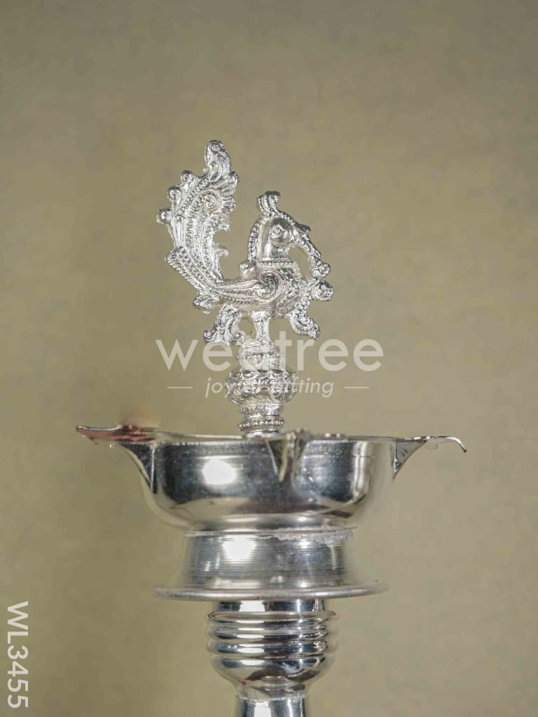 German Silver Annapakshi Kuthu Vilaku - Set of - 21 inches - WL3455