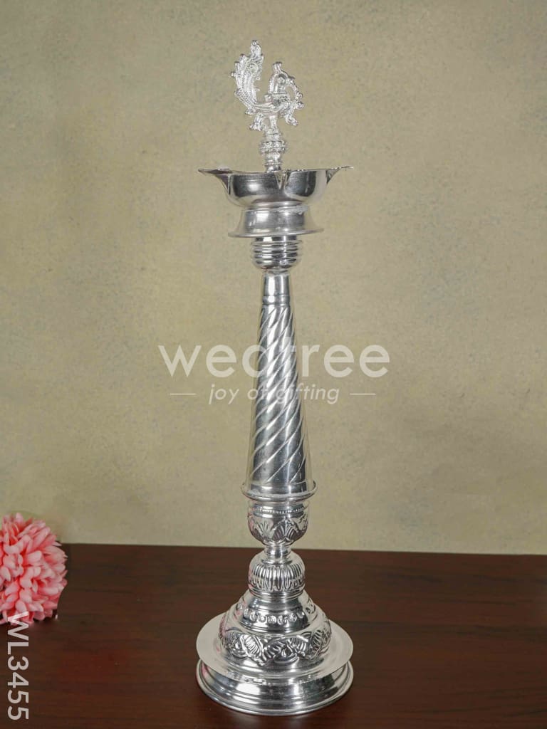 German Silver Annapakshi Kuthu Vilaku - Set of - 21 inches - WL3455