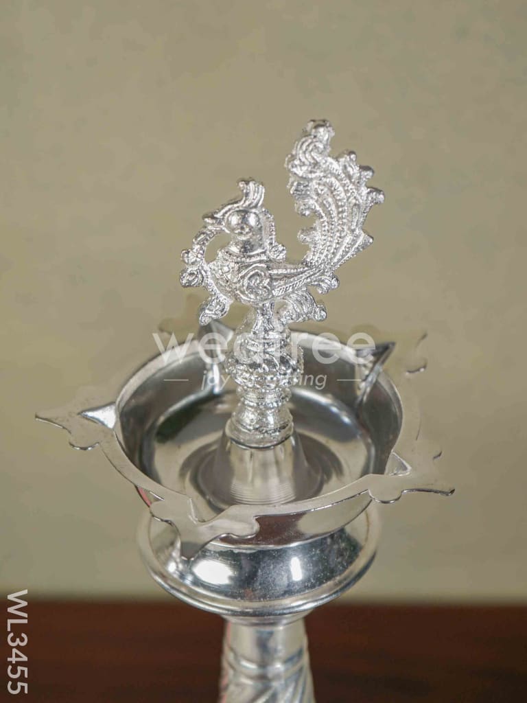 German Silver Annapakshi Kuthu Vilaku - Set of - 21 inches - WL3455