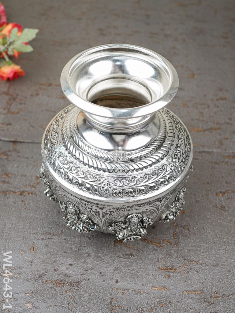 German Silver Antique Astalakshmi Kodam - WL4643-1