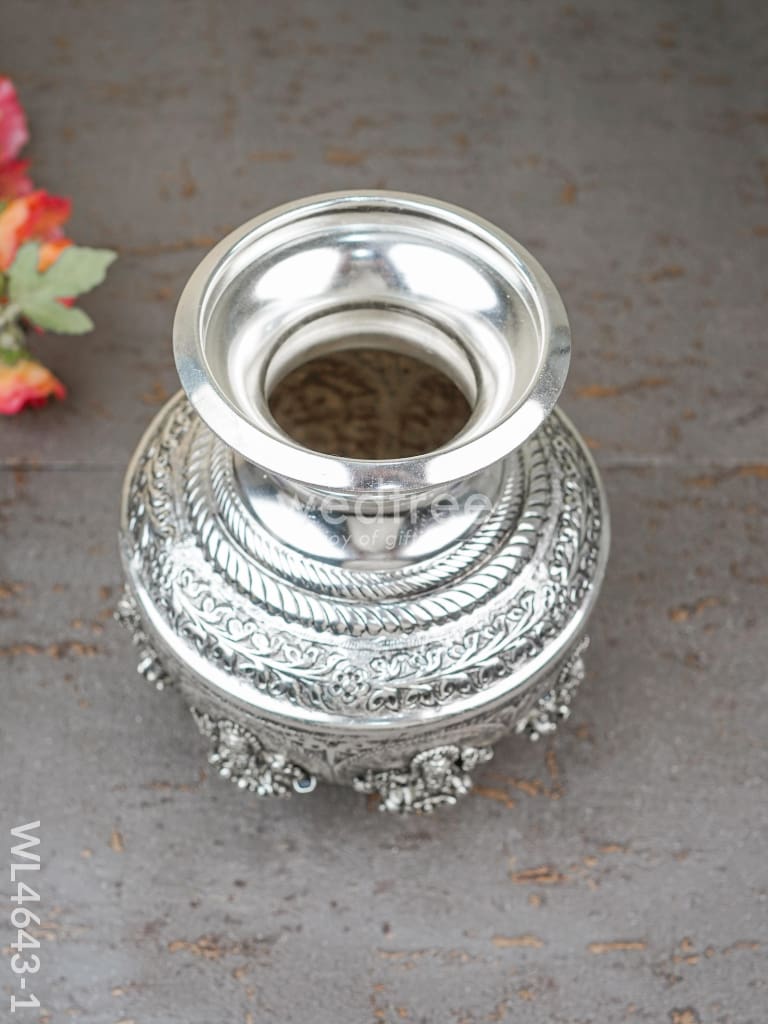 German Silver Antique Astalakshmi Kodam - WL4643-1