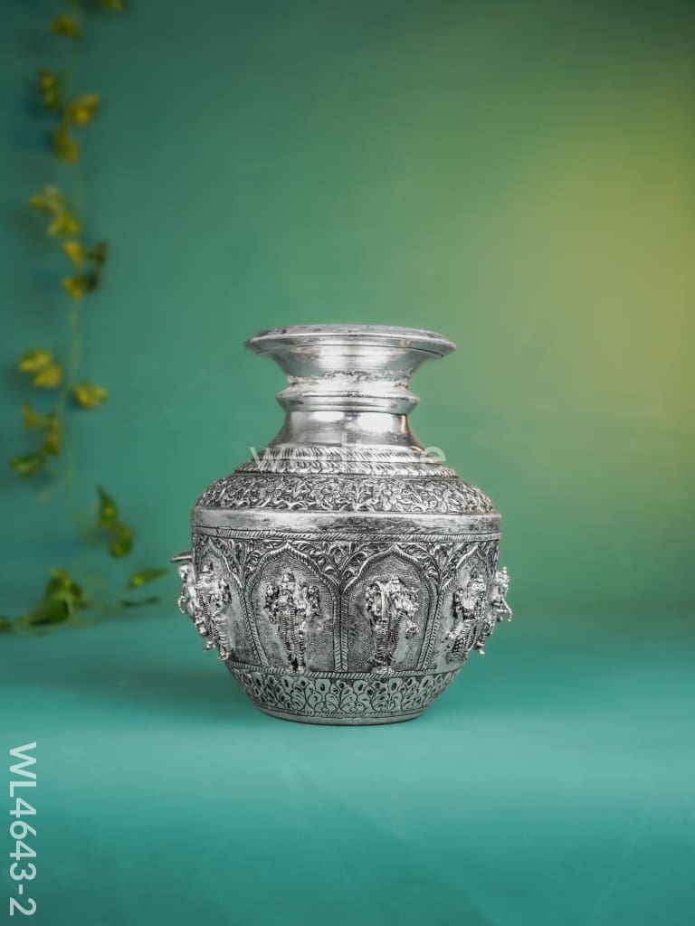 German Silver Antique Dasavatharam Kodam - WL4643-2