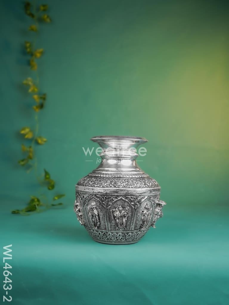 German Silver Antique Dasavatharam Kodam - WL4643-2