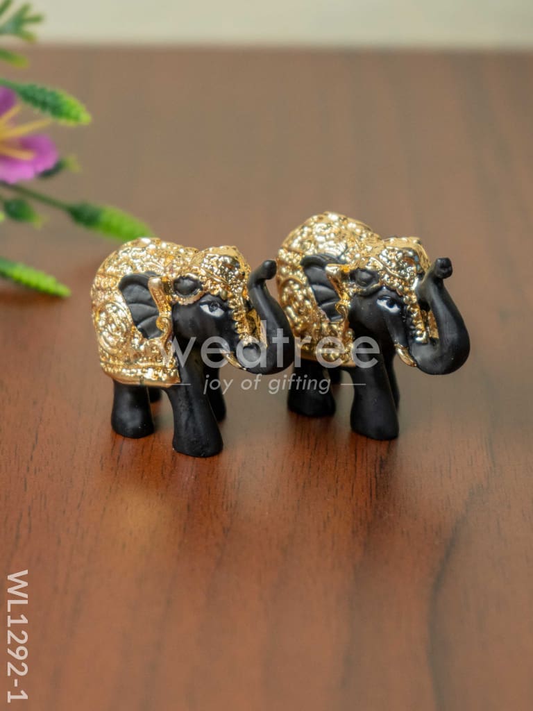 German Silver - Baby Elephant 1.5 inch ( Set of 2 ) - WL1292