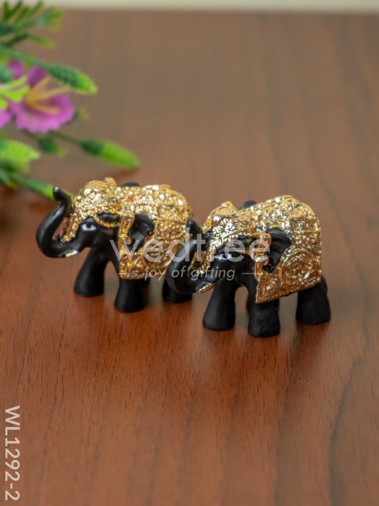 German Silver - Baby Elephant 1.5 inch ( Set of 2 ) - WL1292
