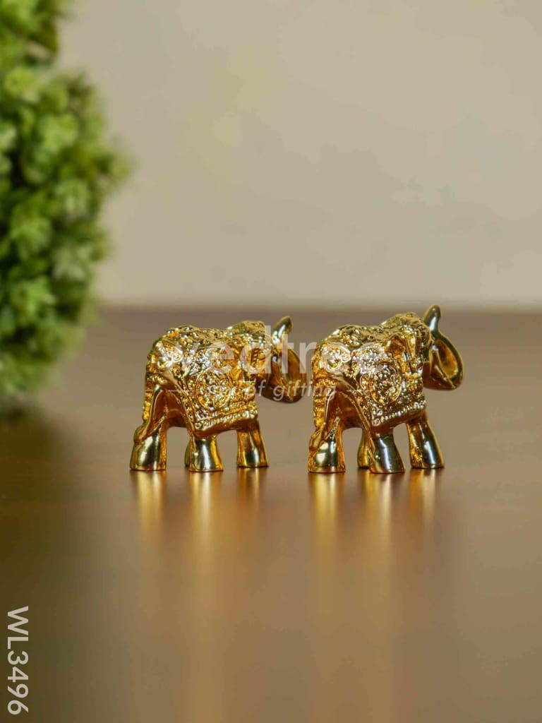 German Silver Baby Elephant - Set of 2 - WL3496