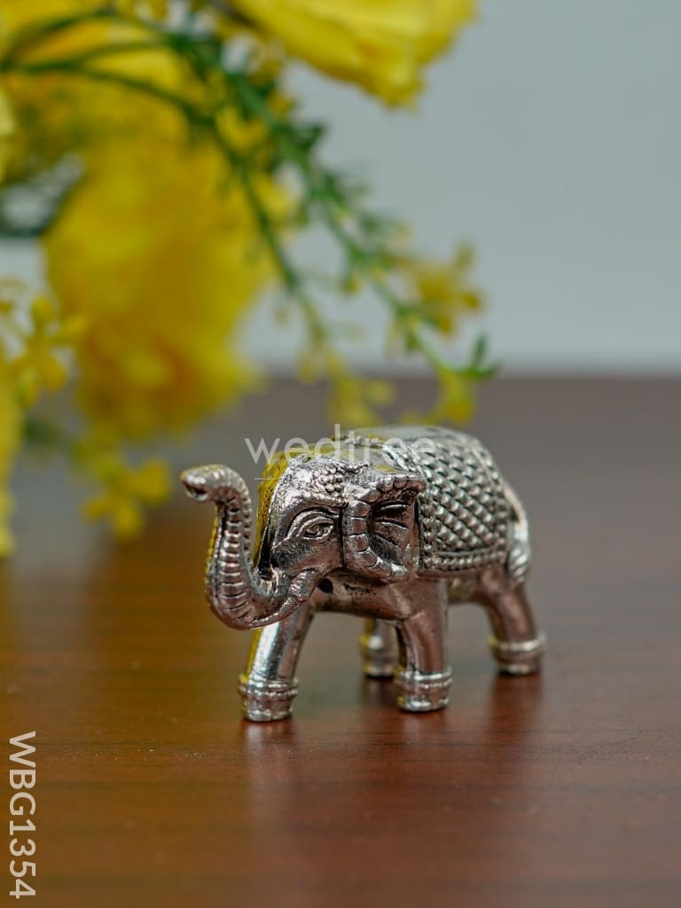 German Silver Baby Elephant - WBG1354