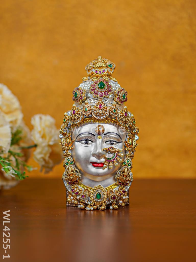 German Silver Devi Face - WL4255