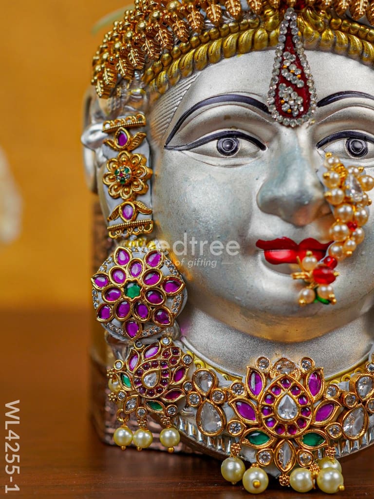 German Silver Devi Face - WL4255
