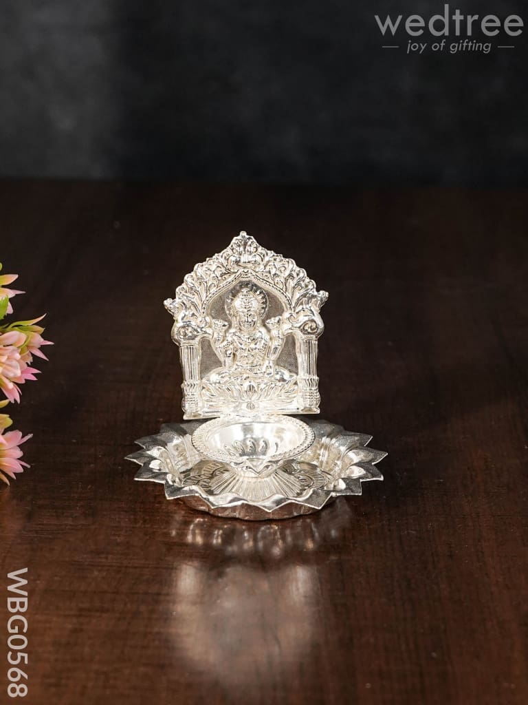 German Silver Diya - Lakshmi - WBG0568