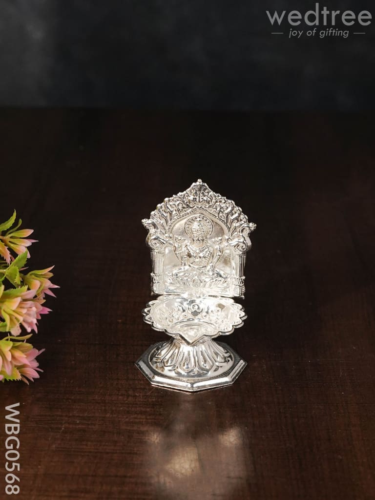 German Silver Diya - Lakshmi - WBG0568