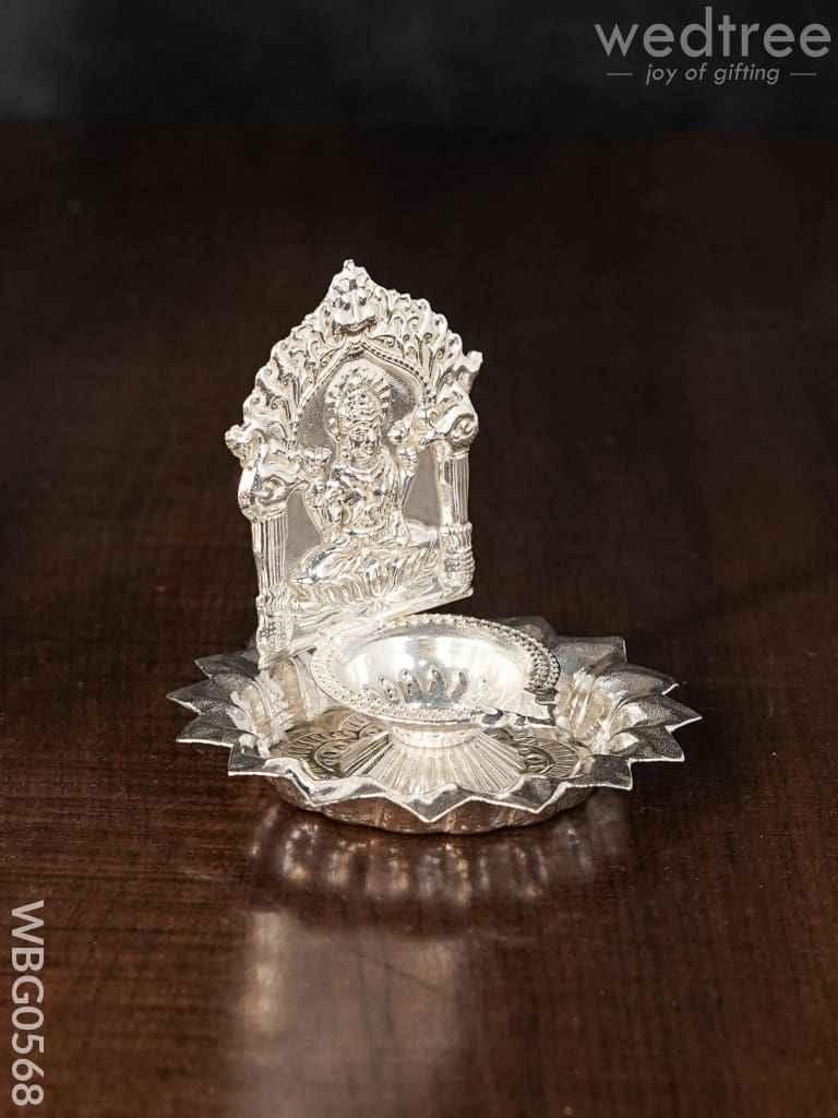 German Silver Diya - Lakshmi - WBG0568
