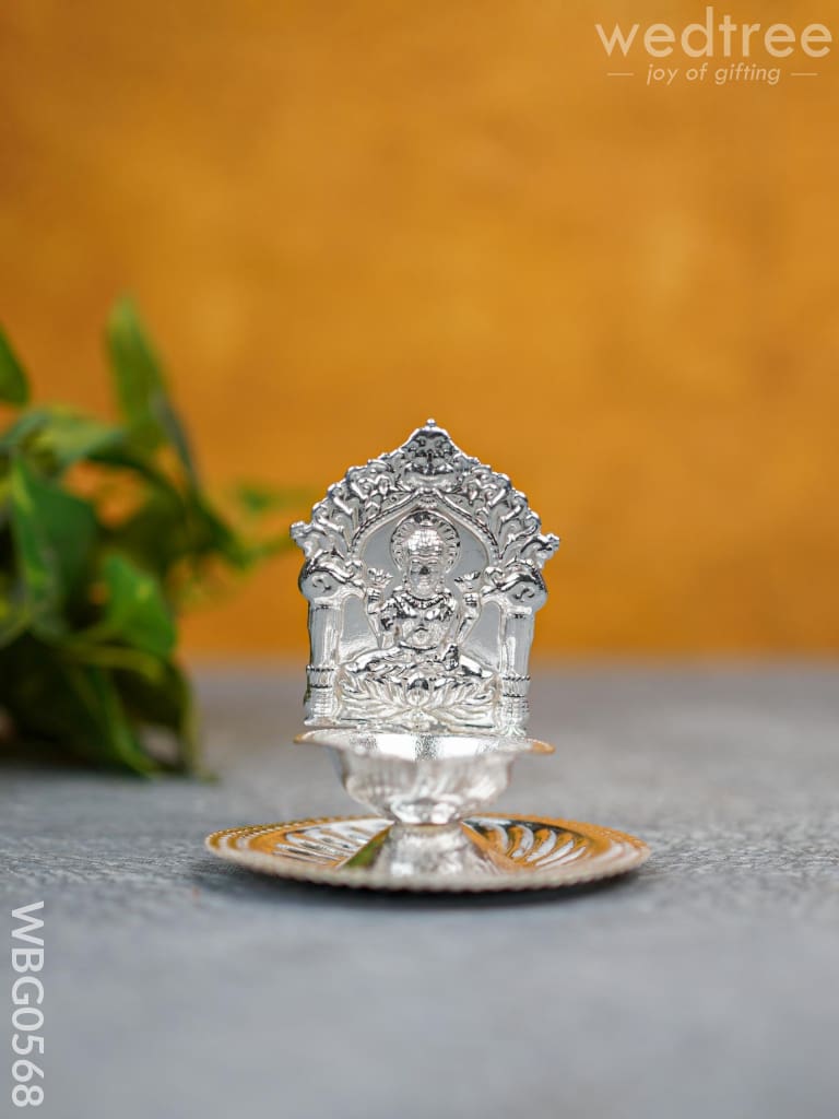 German Silver Diya - Lakshmi - WBG0568