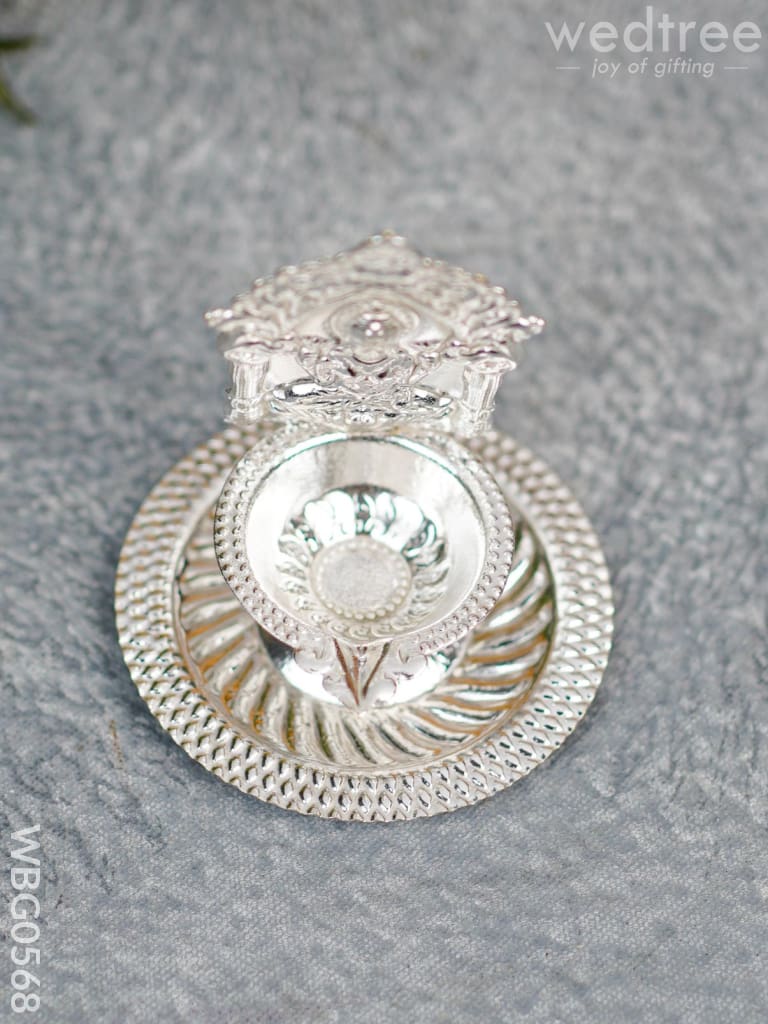 German Silver Diya - Lakshmi - WBG0568