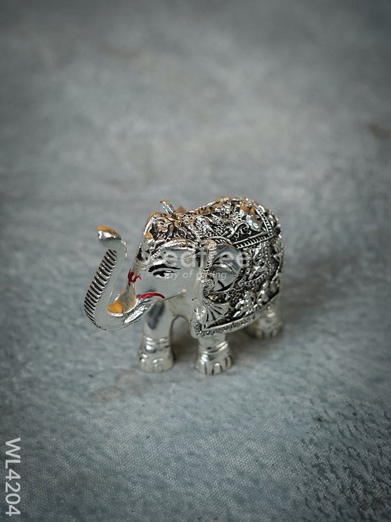 German Silver Elephant Figurine - 3 inch - WL4204