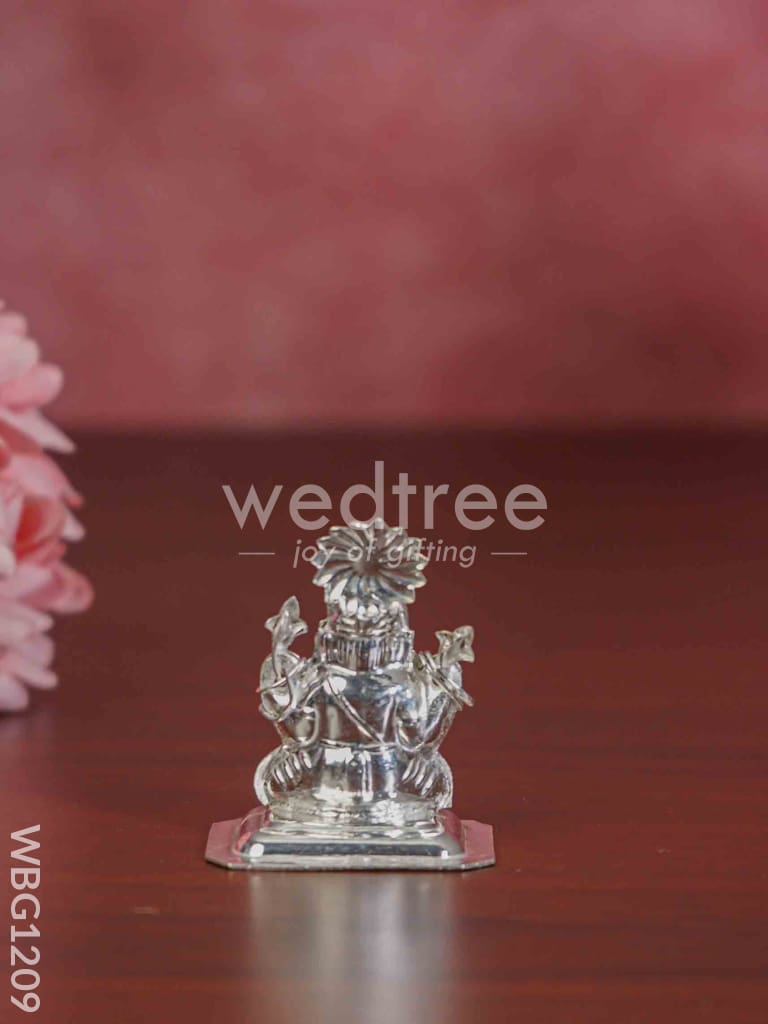German Silver Ganesha Idol - WBG1209