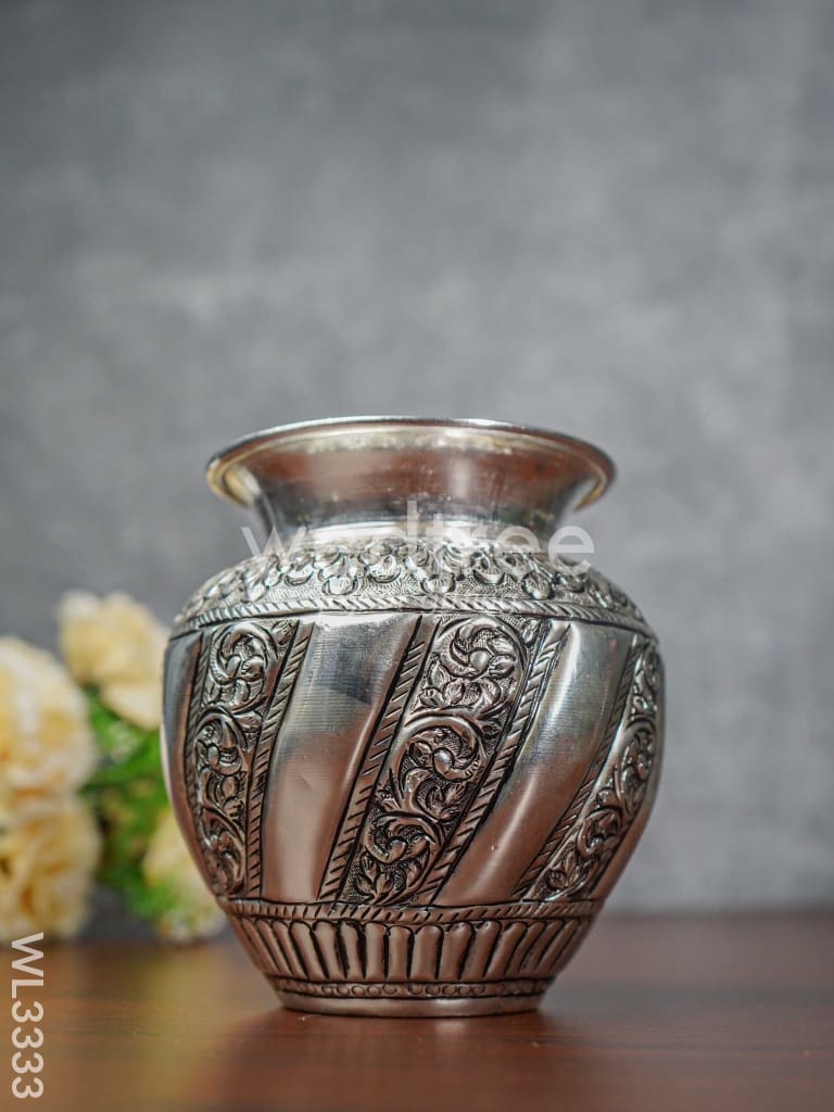German Silver Kalash with Antique Finish - WL3333