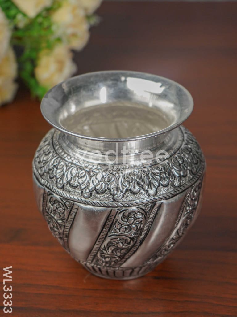 German Silver Kalash with Antique Finish - WL3333