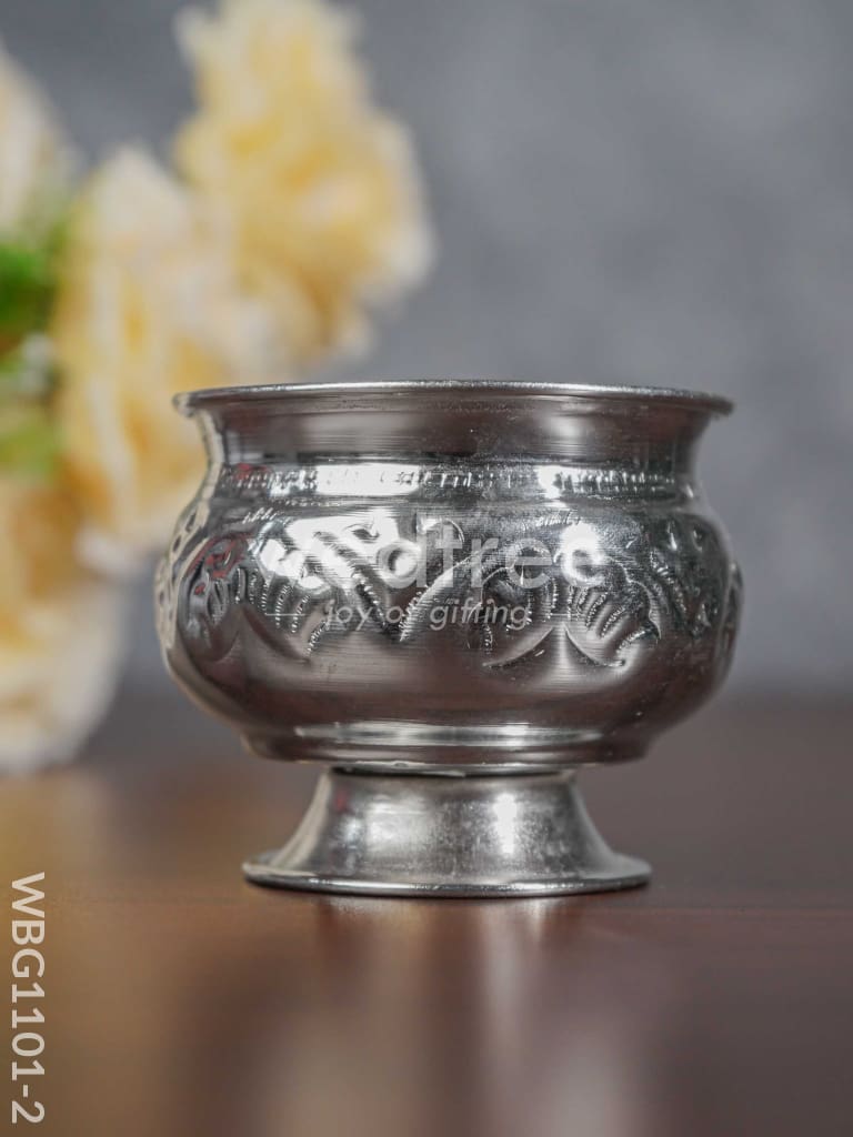 German Silver Kumkum Bowl - WBG1101