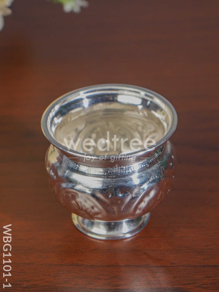 German Silver Kumkum Bowl - WBG1101