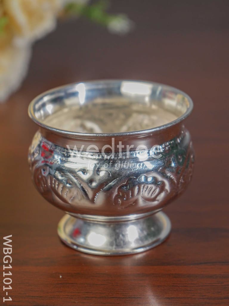 German Silver Kumkum Bowl - WBG1101
