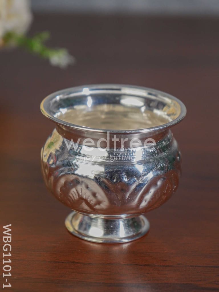 German Silver Kumkum Bowl - WBG1101