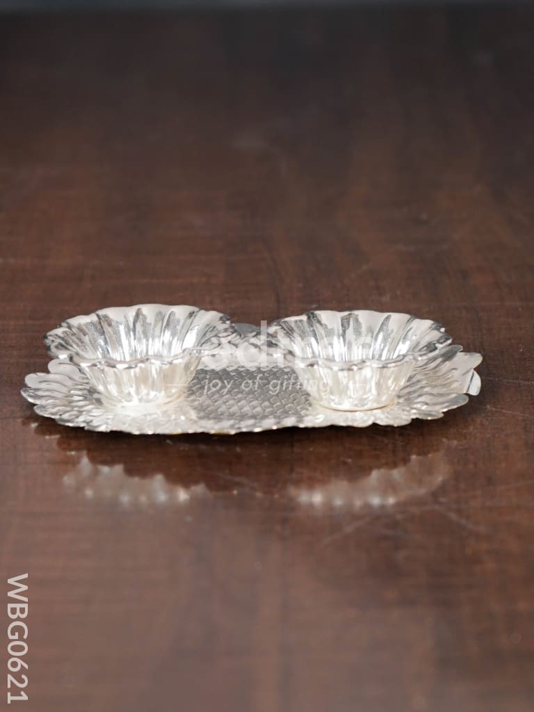 German Silver Kumkum Holder - WBG0621
