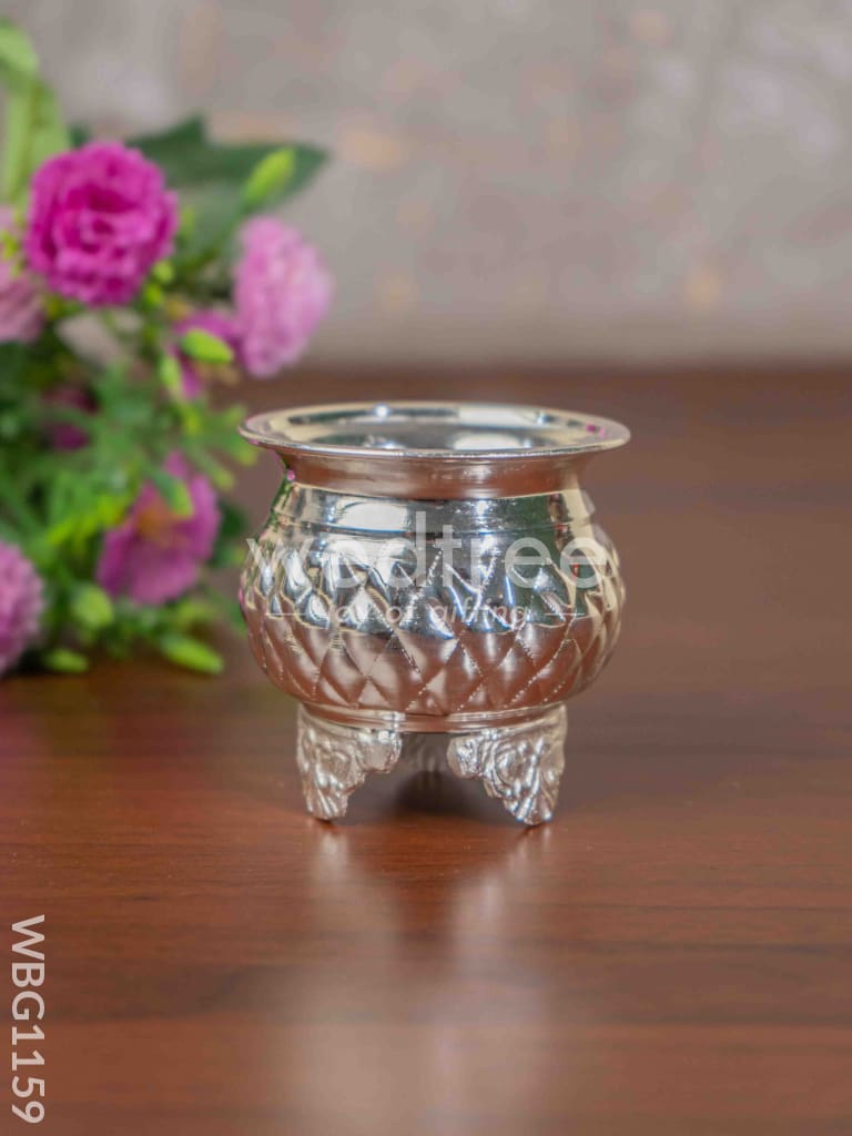 German Silver Kumkum Holder - WBG1159