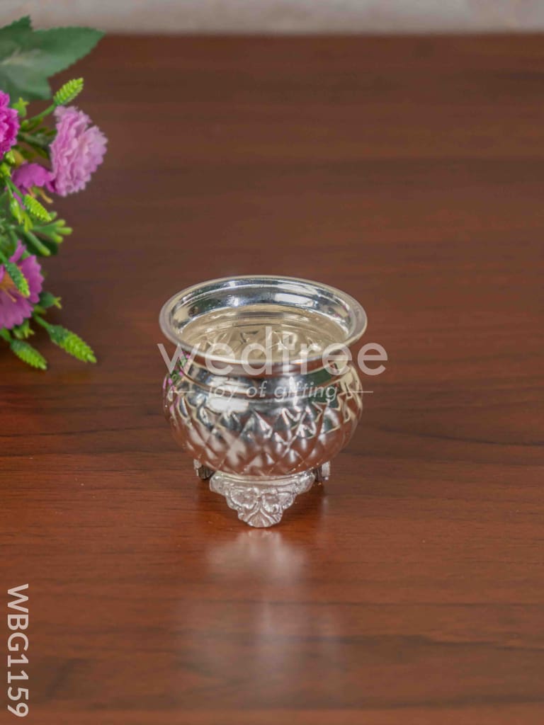 German Silver Kumkum Holder - WBG1159