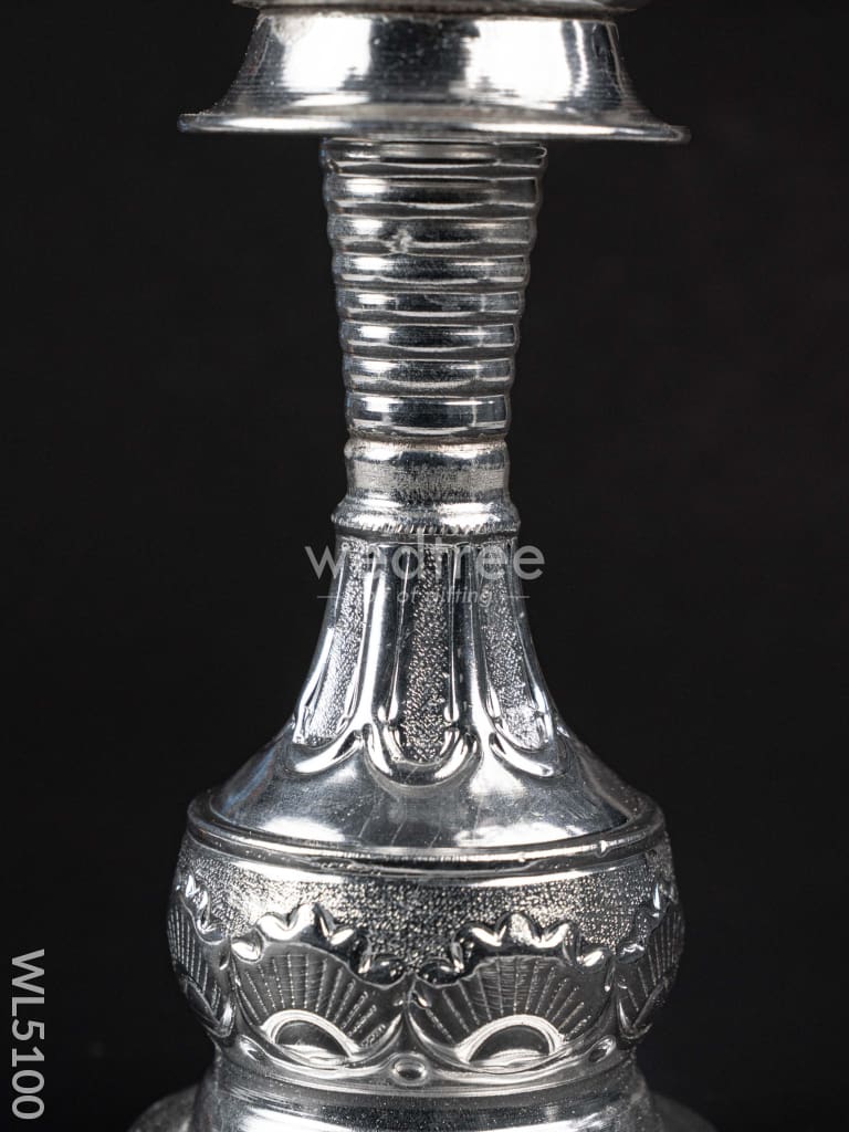 German Silver Kuthu Vilakku with Annapakshi Motif - WL5100
