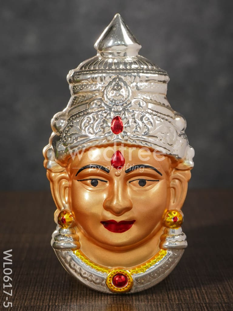 German Silver Lakshmi Face - WL0617