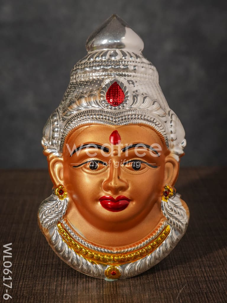 German Silver Lakshmi Face - WL0617