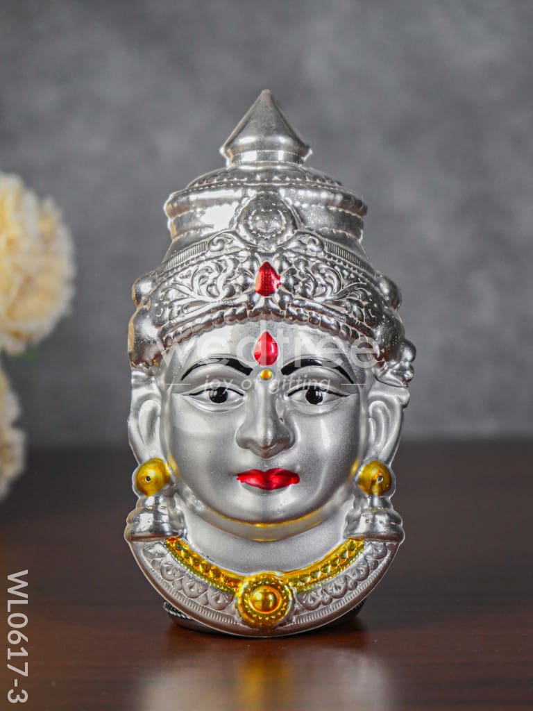 German Silver Lakshmi Face - WL0617