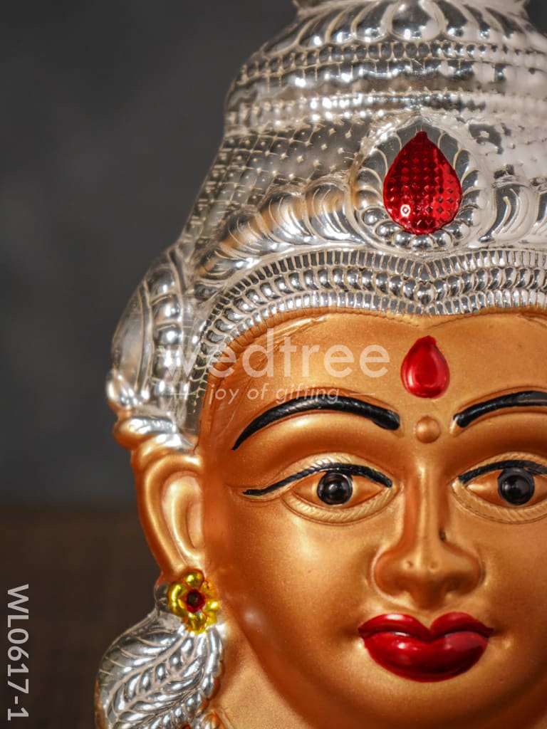 German Silver Lakshmi Face - WL0617