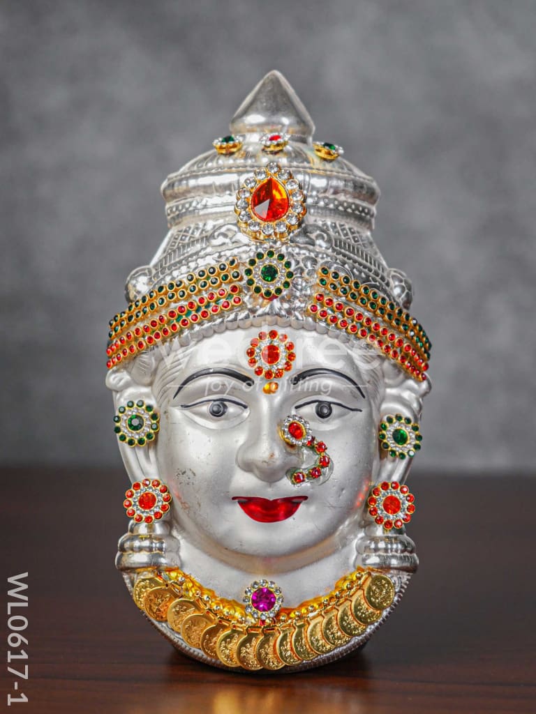 German Silver Lakshmi Face - WL0617